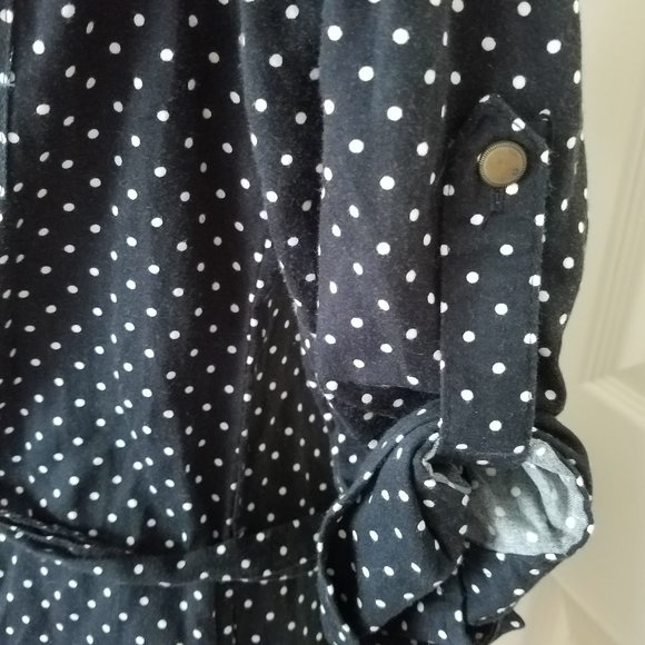 💓SOLD💓 MERONA Polka Dot Shirt Dress Shirtdress - Picture 6 of 13